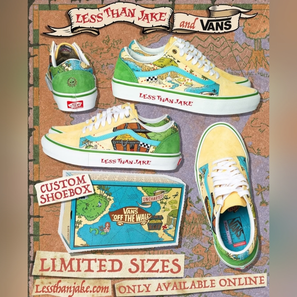 Vans X Less Than Jake Skate Old Skool *NWT* - Picture 6 of 11